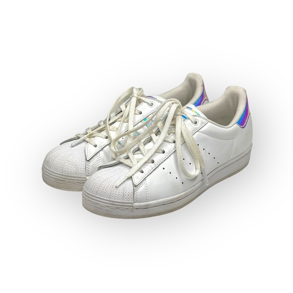 adidas x stan smith ★ Superstar J VS Superstan Sneakers ★ White Iridescent ★ 4.5 - Picture 7 of 16